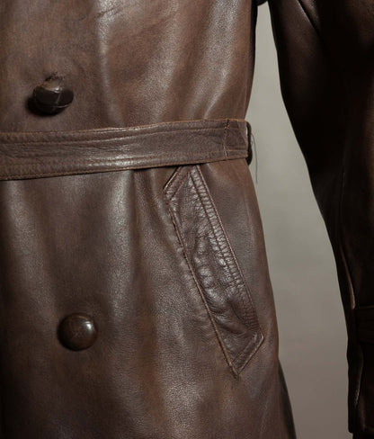 Original 1930s French M1929 Leather Flying Coat