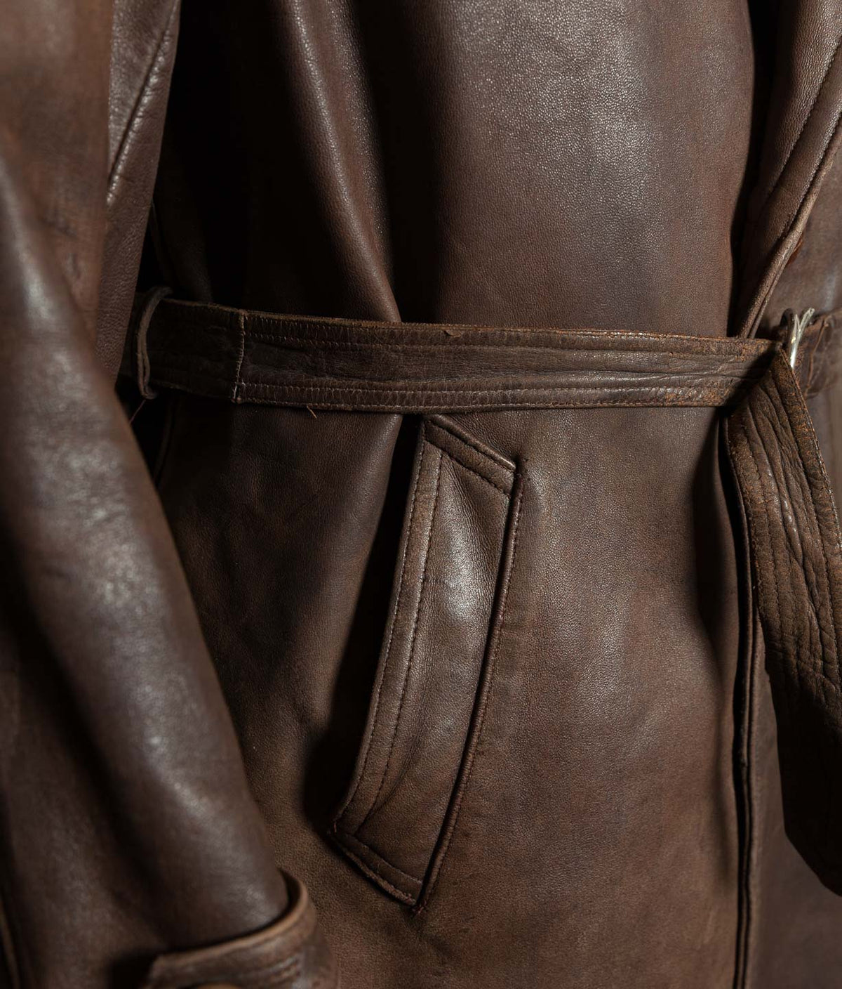 Original 1930s French M1929 Leather Flying Coat