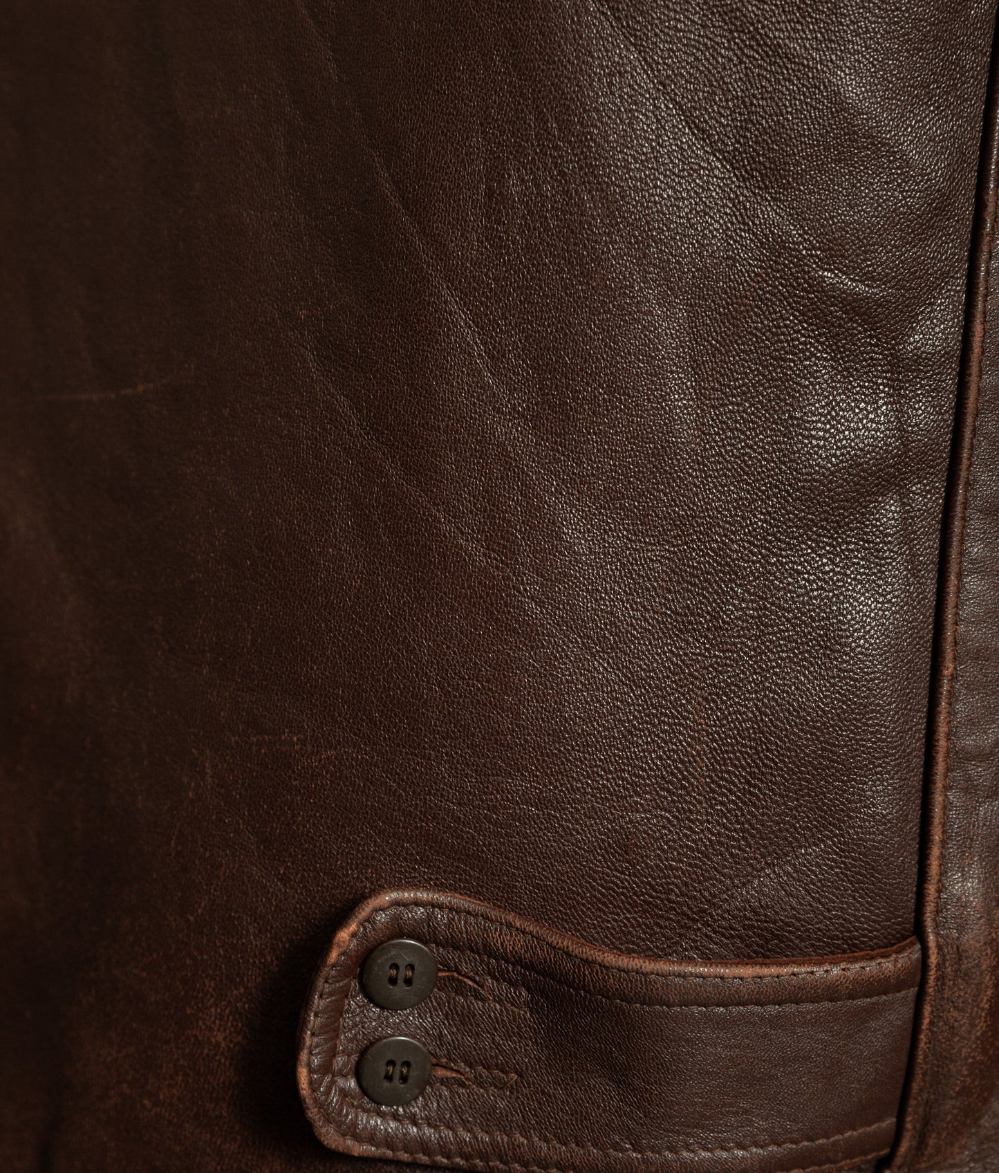 Vintage 1950s French Leather Workwear Jacket Chrome Tanned Cowhide