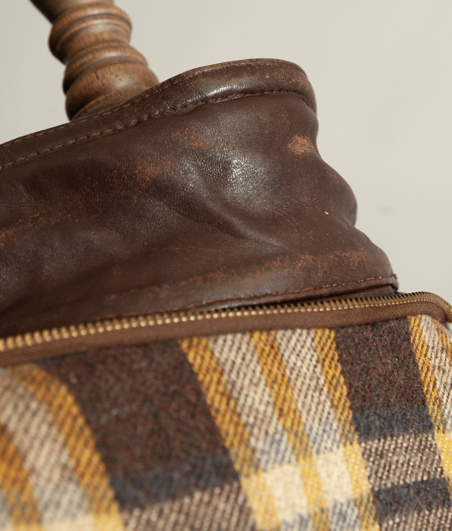 Vintage 1950s French Leather Workwear Jacket Chrome Tanned Cowhide