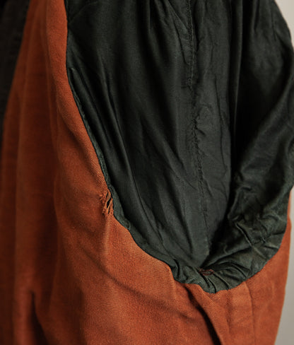 Vintage 1950s Yugoslavian Leather Motorcycle Jacket Belted Moleskin Lined