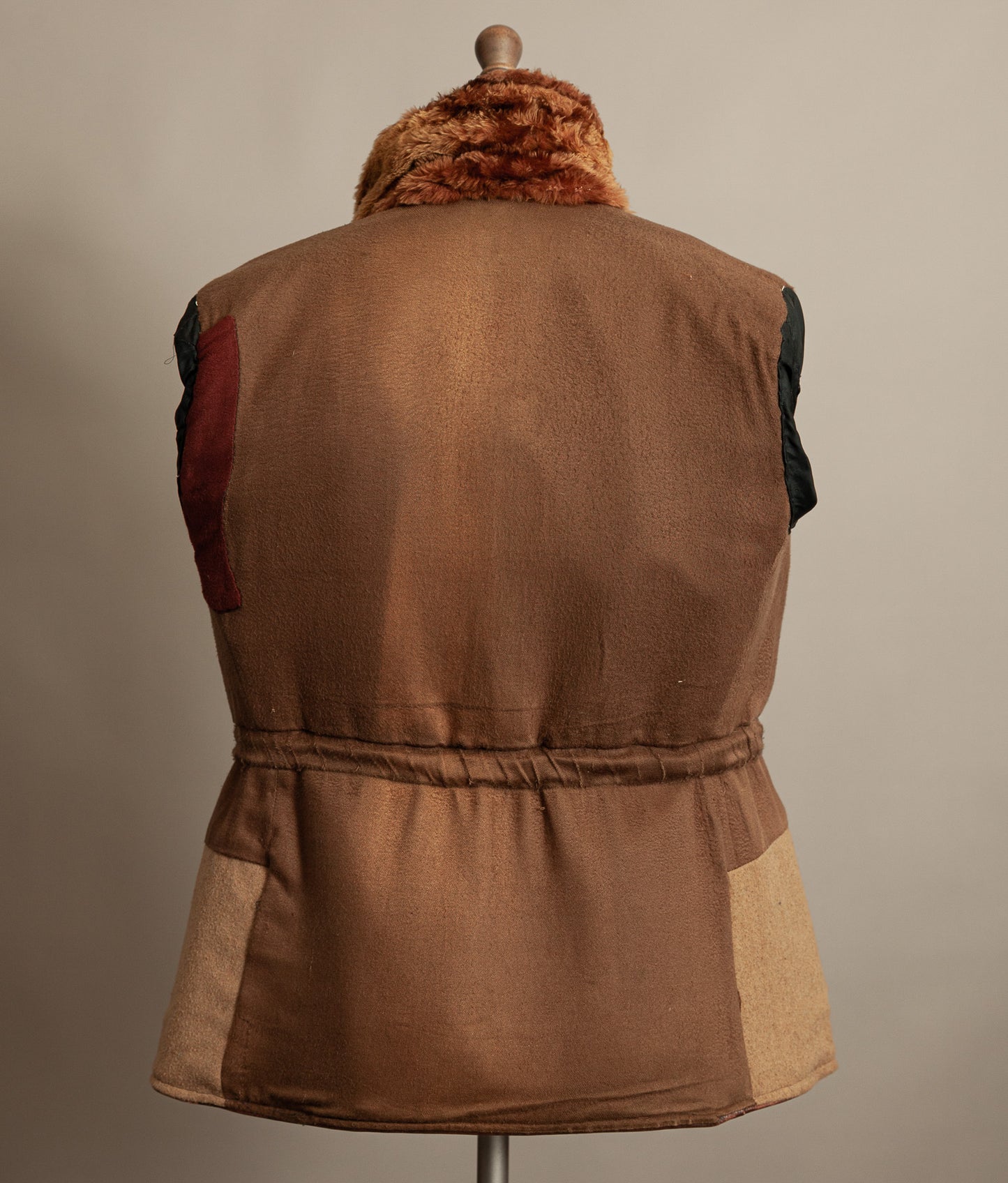 Vintage 1940s Austrian Alpine Horsehide Leather Car Coat