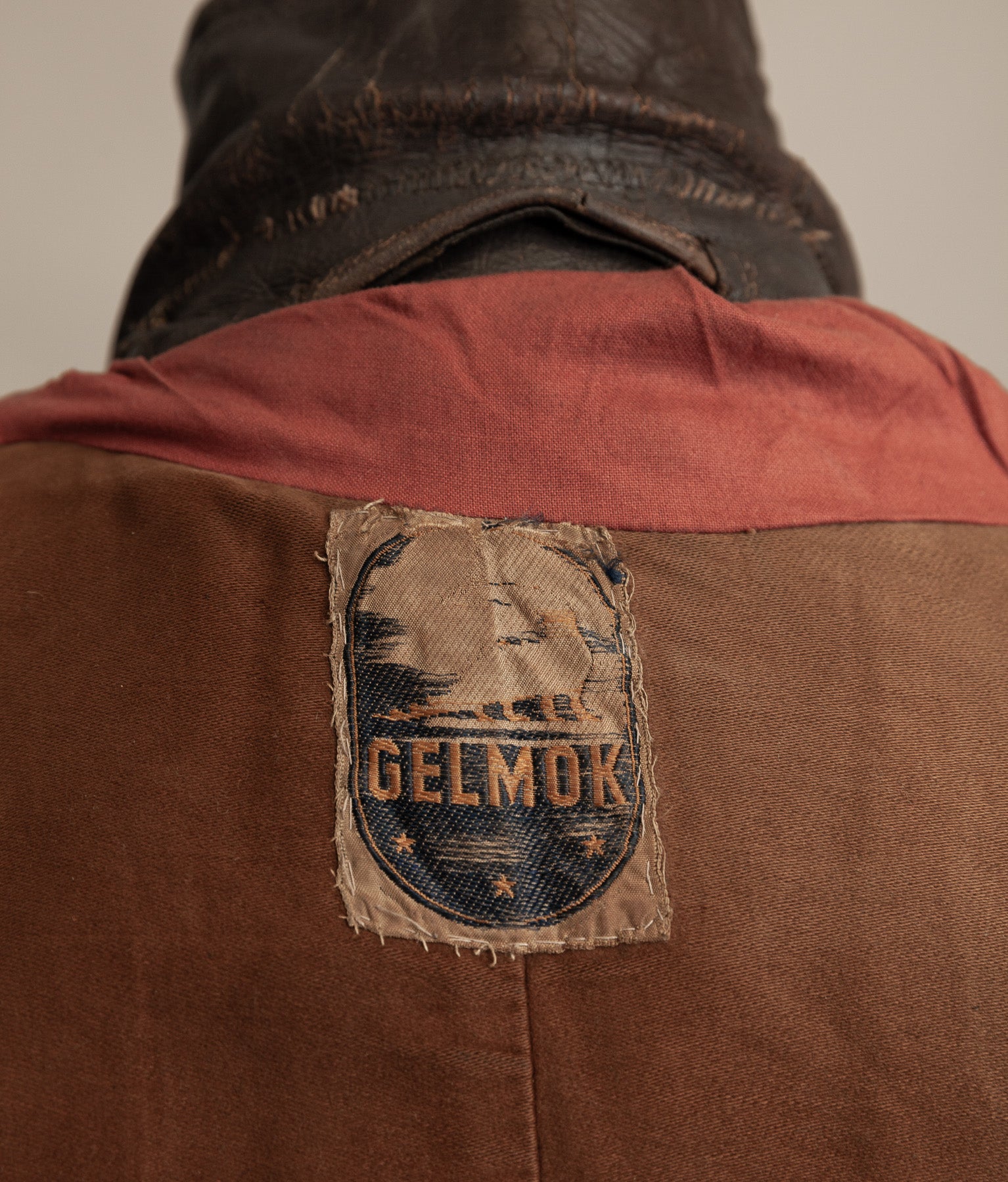 WWII 1940s German Gelmok Horsehide Leather Motorcycle Jacket