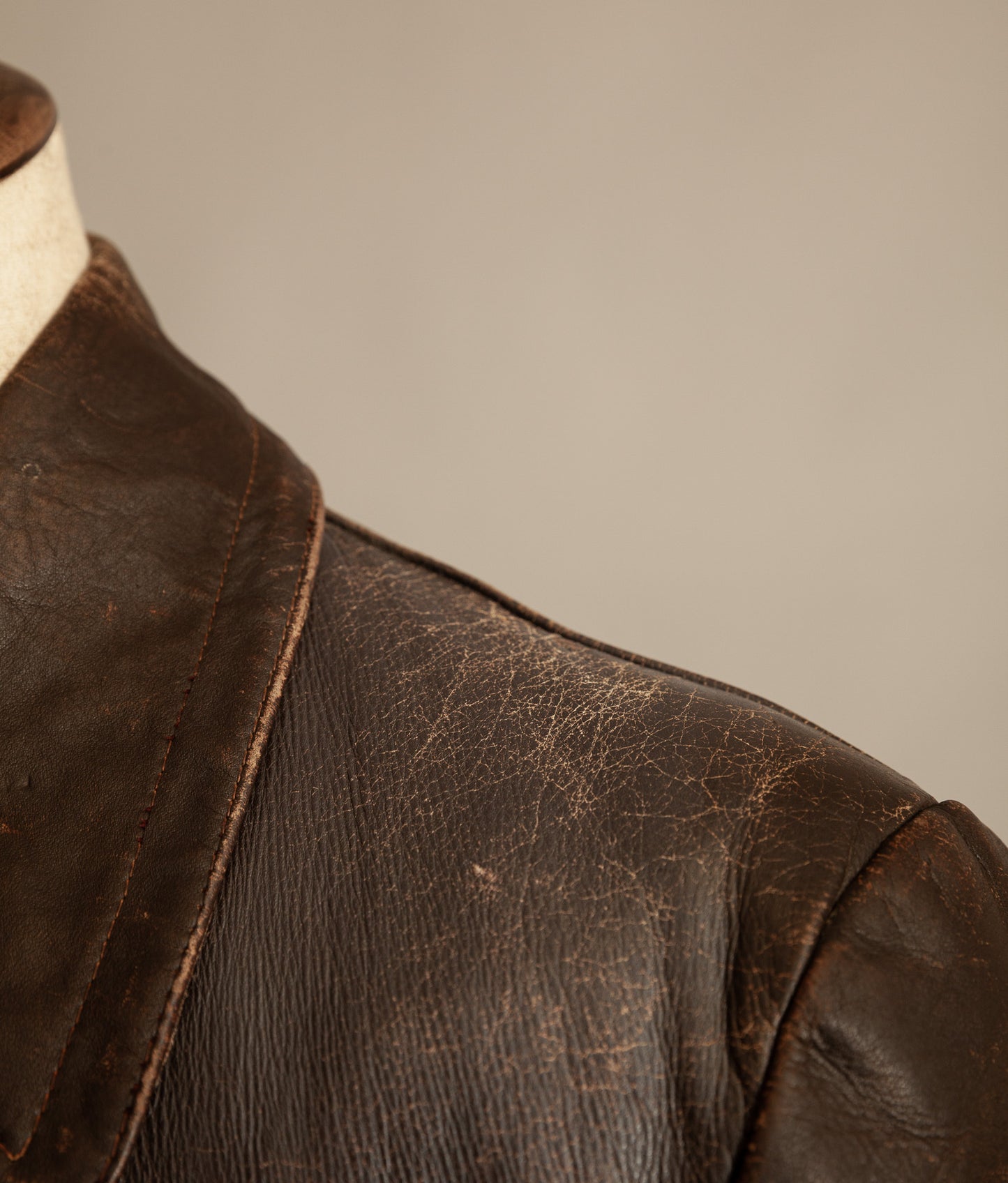 Vintage 1940s WWII German Dispatch Rider Leather Jacket