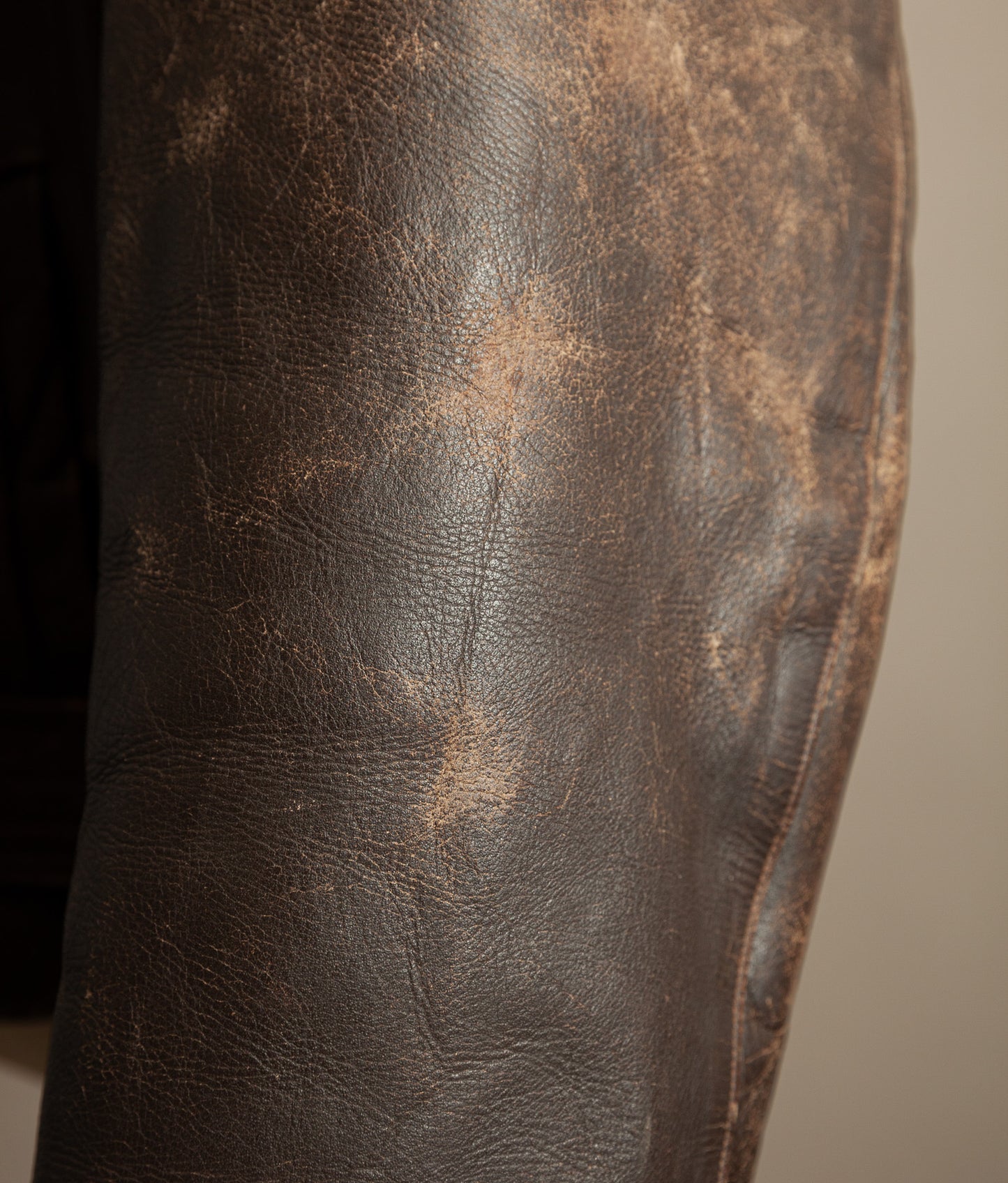 Vintage 1940s WWII German Dispatch Rider Leather Jacket