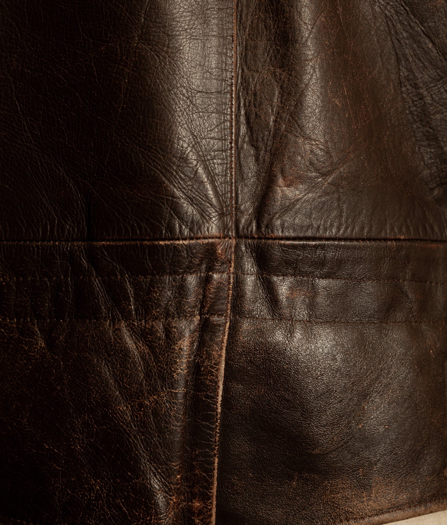 Vintage 1940s WWII German Dispatch Rider Leather Jacket