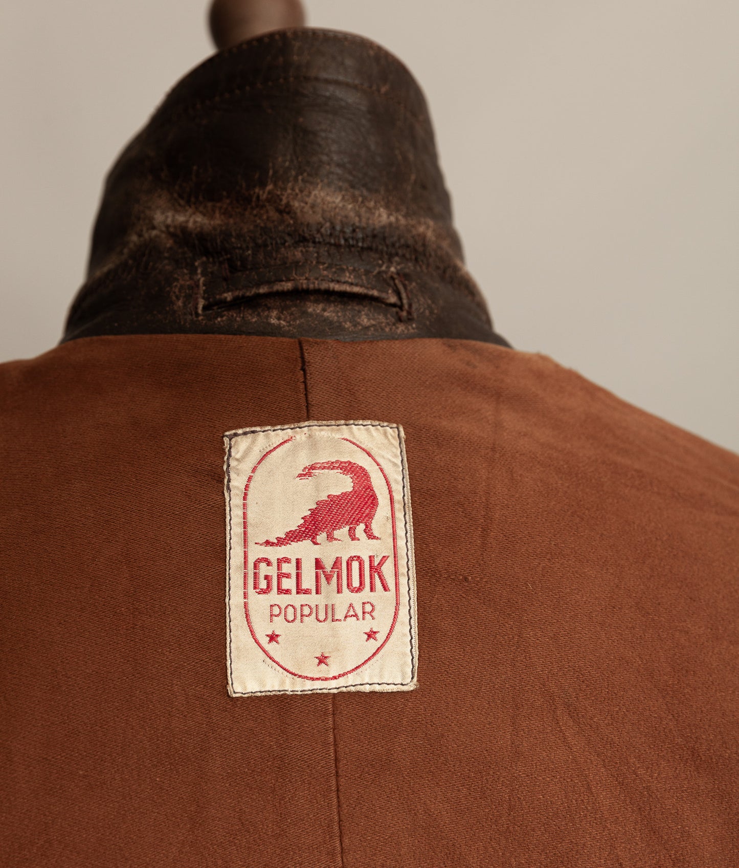 Vintage 1940s WWII German Dispatch Rider Leather Jacket