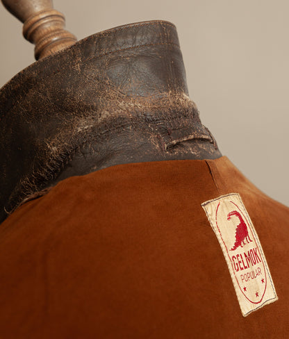 Vintage 1940s WWII German Dispatch Rider Leather Jacket