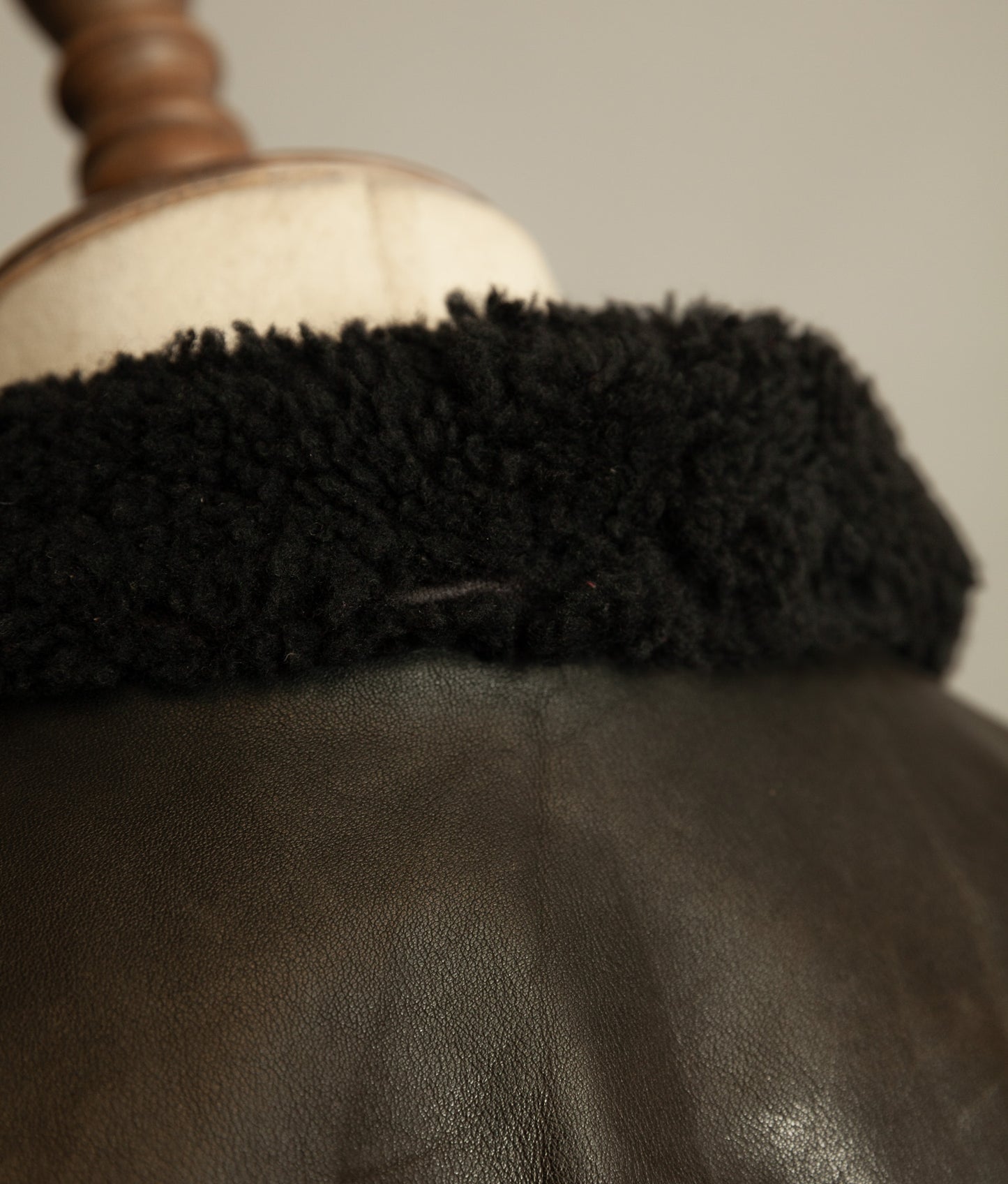 Vintage 1980s WWII Inspired Aviator Leather Jacket in Cowhide