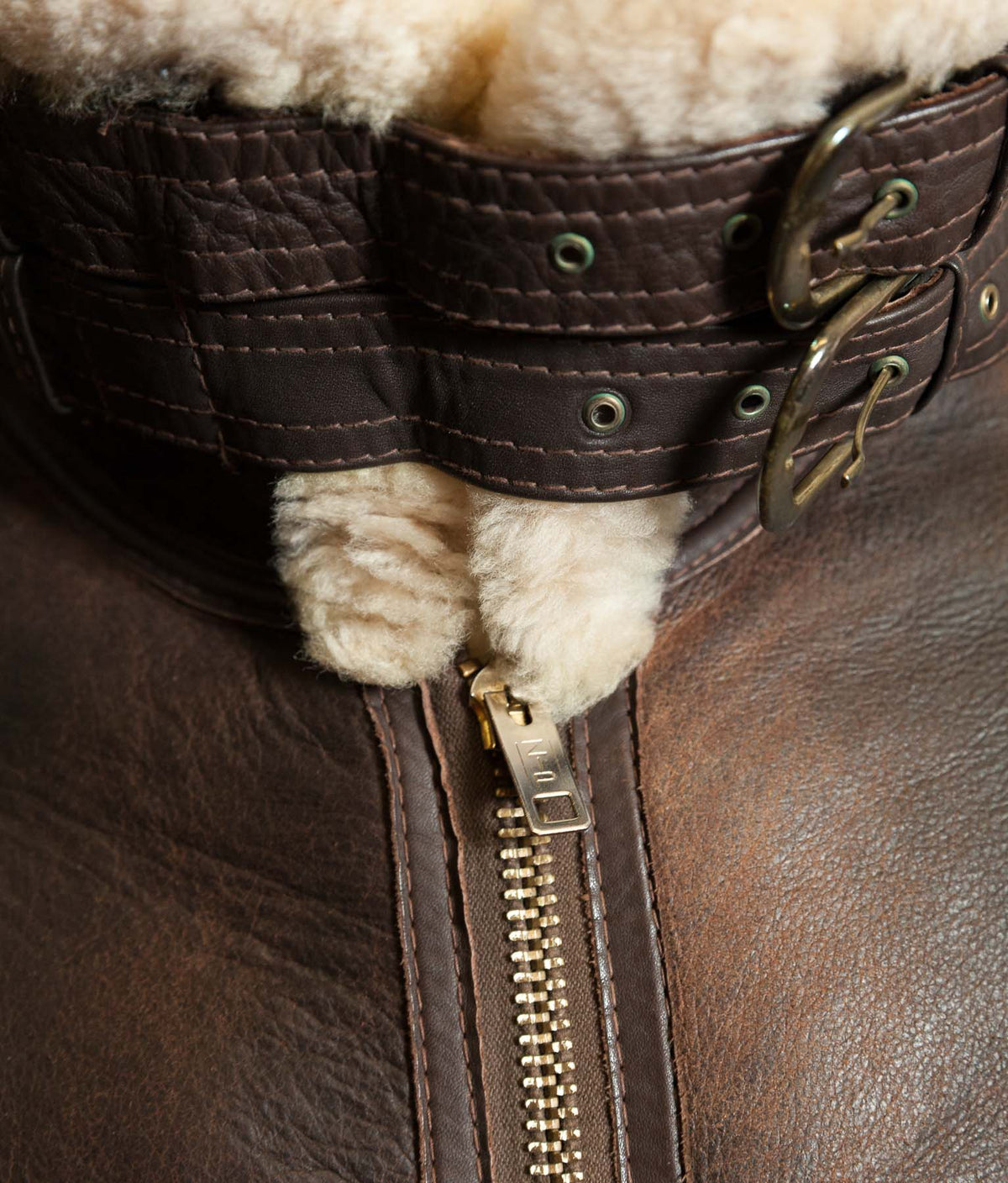 Vintage B-3 Sheepskin Flying Jacket, USAAF Shearling Bomber