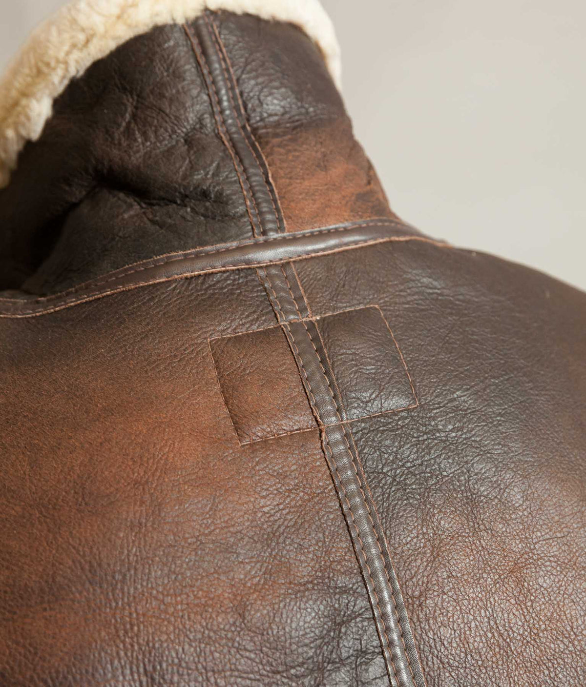 Vintage B-3 Sheepskin Flying Jacket, USAAF Shearling Bomber