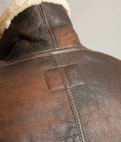 Vintage B-3 Sheepskin Flying Jacket, USAAF Shearling Bomber