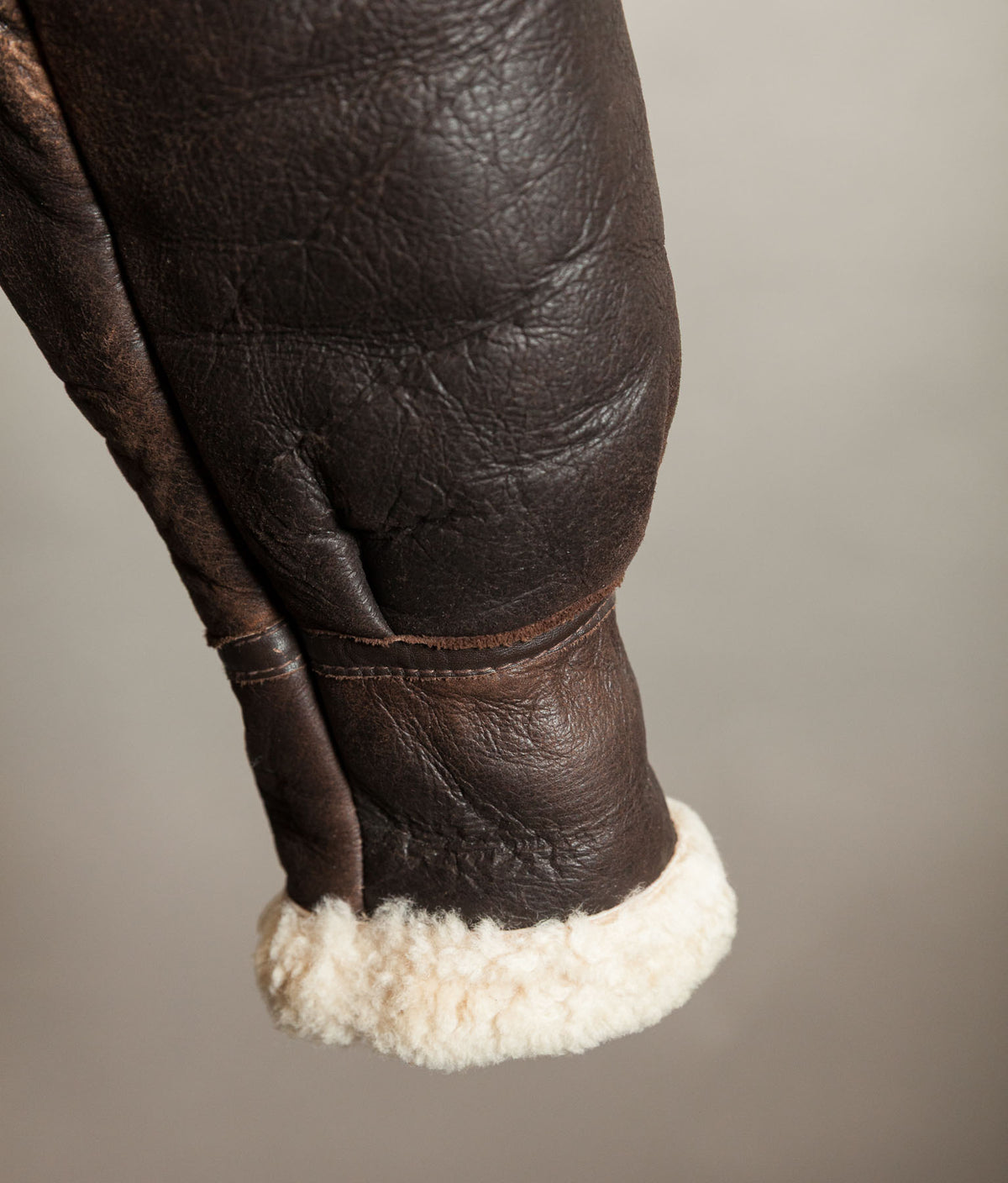 Vintage B-3 Sheepskin Flying Jacket, USAAF Shearling Bomber