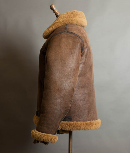 Vintage Cirrus RAF Irvin Sheepskin Shearling Flying Bomber Jacket