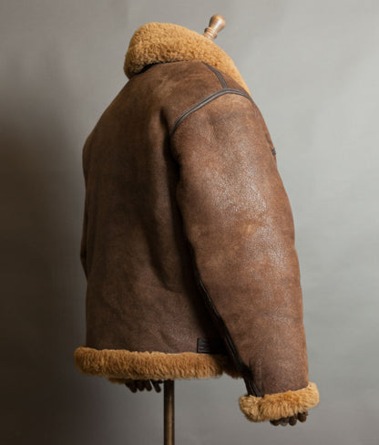Vintage Cirrus RAF Irvin Sheepskin Shearling Flying Bomber Jacket