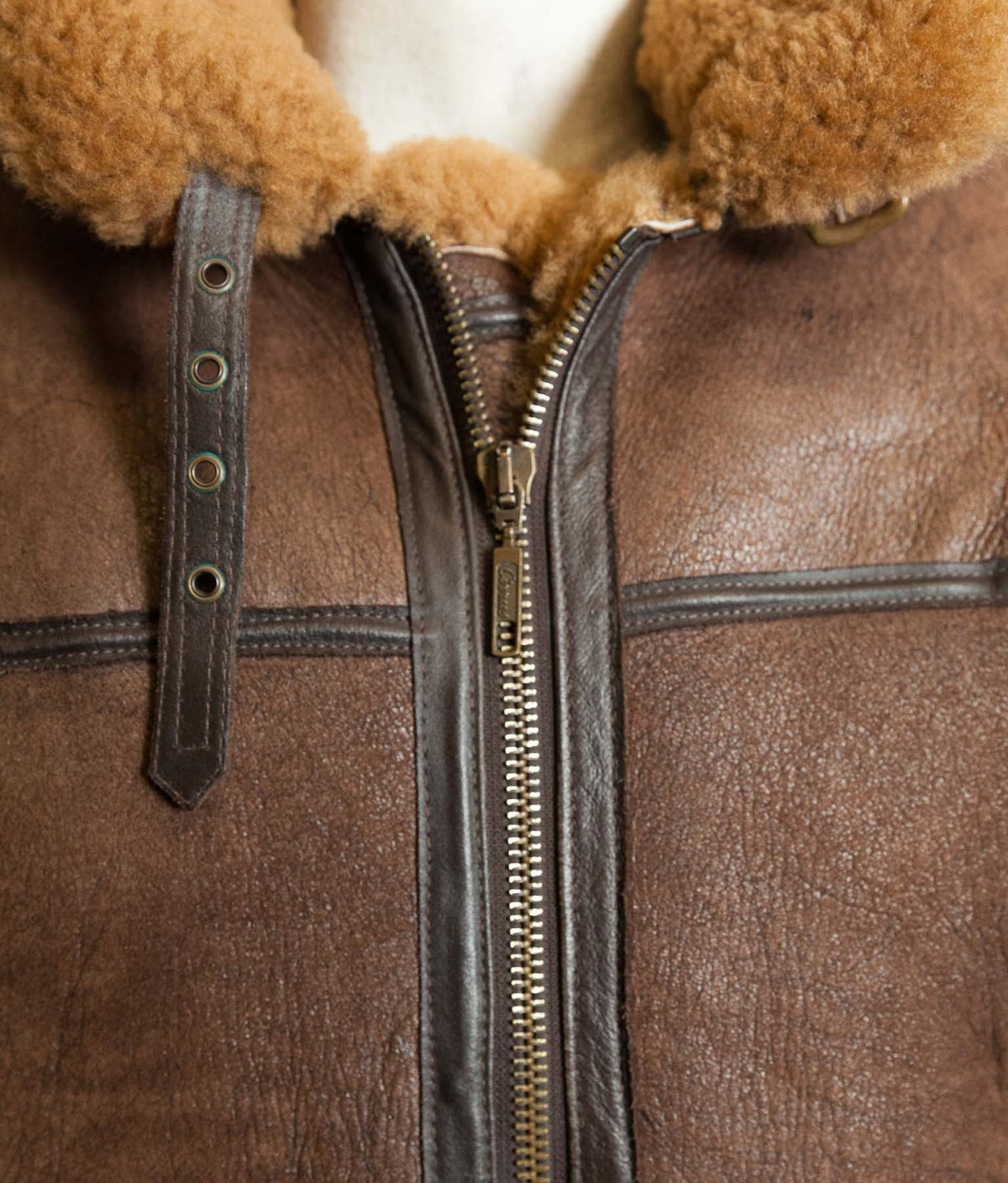 Vintage Cirrus RAF Irvin Sheepskin Shearling Flying Bomber Jacket