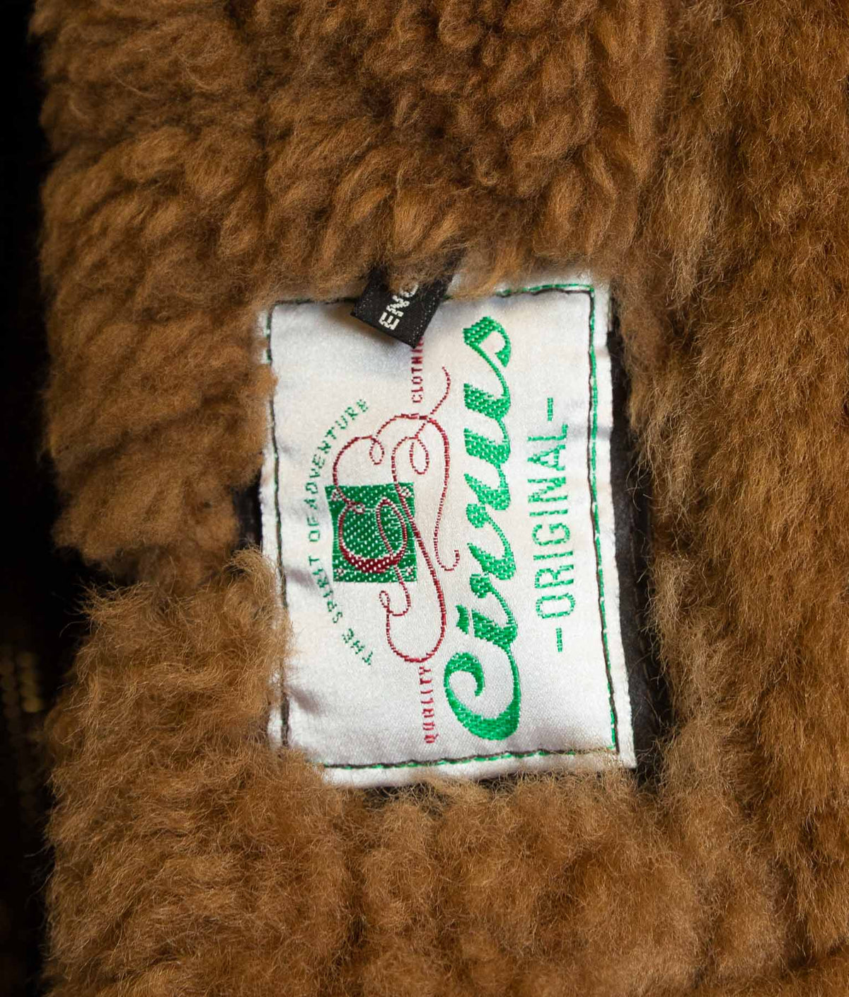 Vintage Cirrus RAF Irvin Sheepskin Shearling Flying Bomber Jacket
