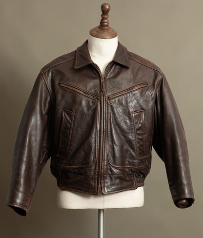 Vintage Stewart Leather Rider Jacket – Windward Style, Scettro Italy