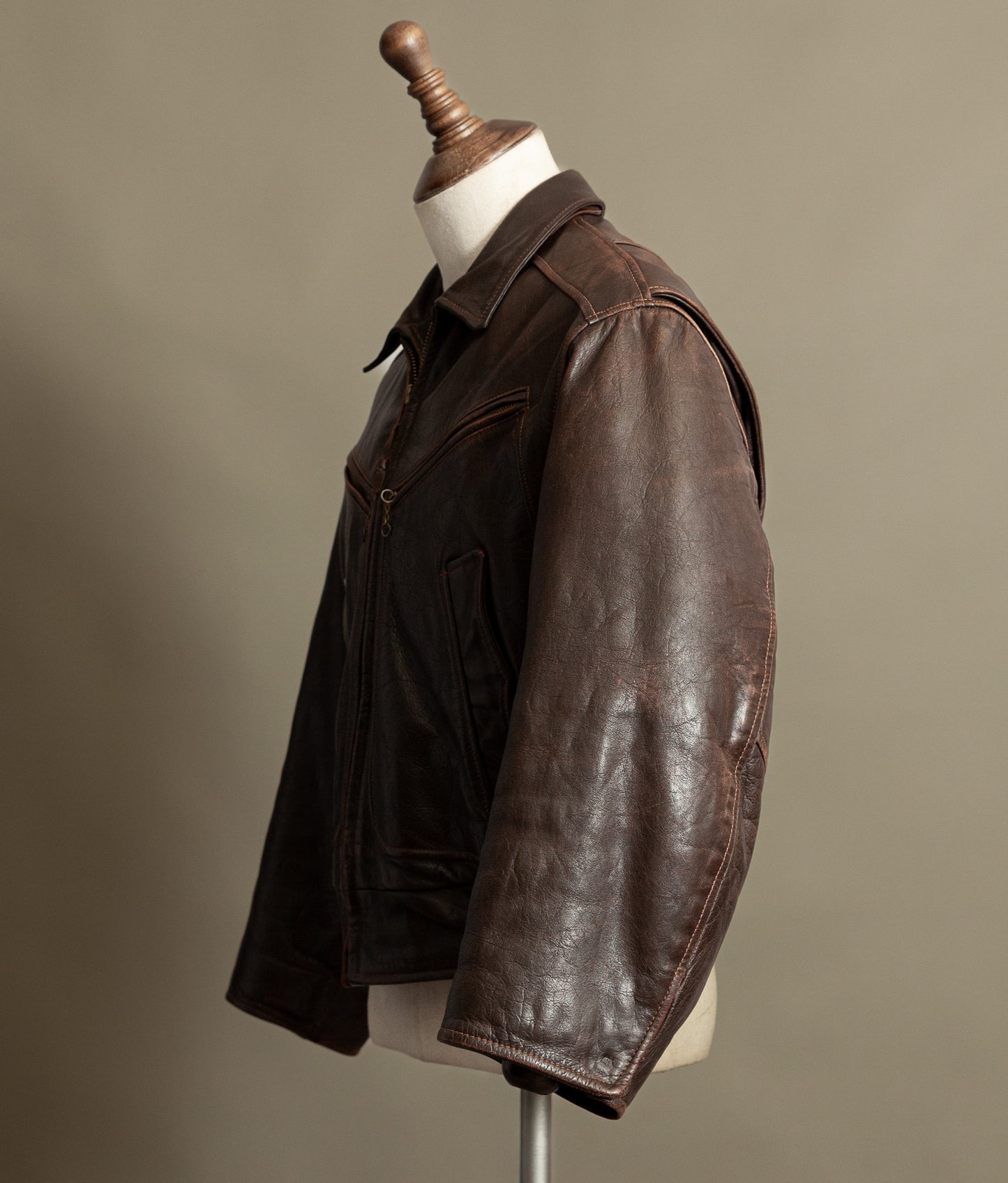 Vintage Stewart Leather Rider Jacket – Windward Style, Scettro Italy