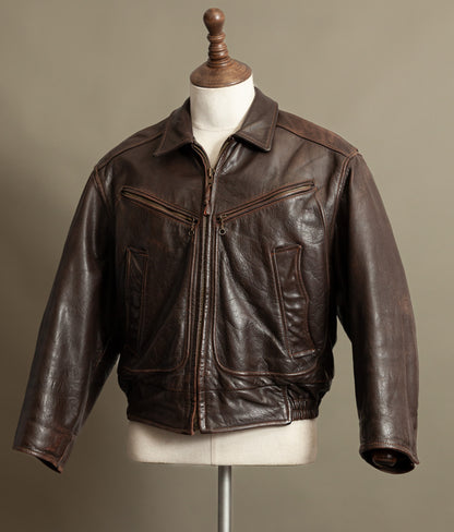 Vintage Stewart Leather Rider Jacket – Windward Style, Scettro Italy