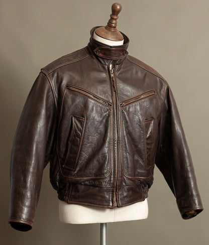 Vintage Stewart Leather Rider Jacket – Windward Style, Scettro Italy