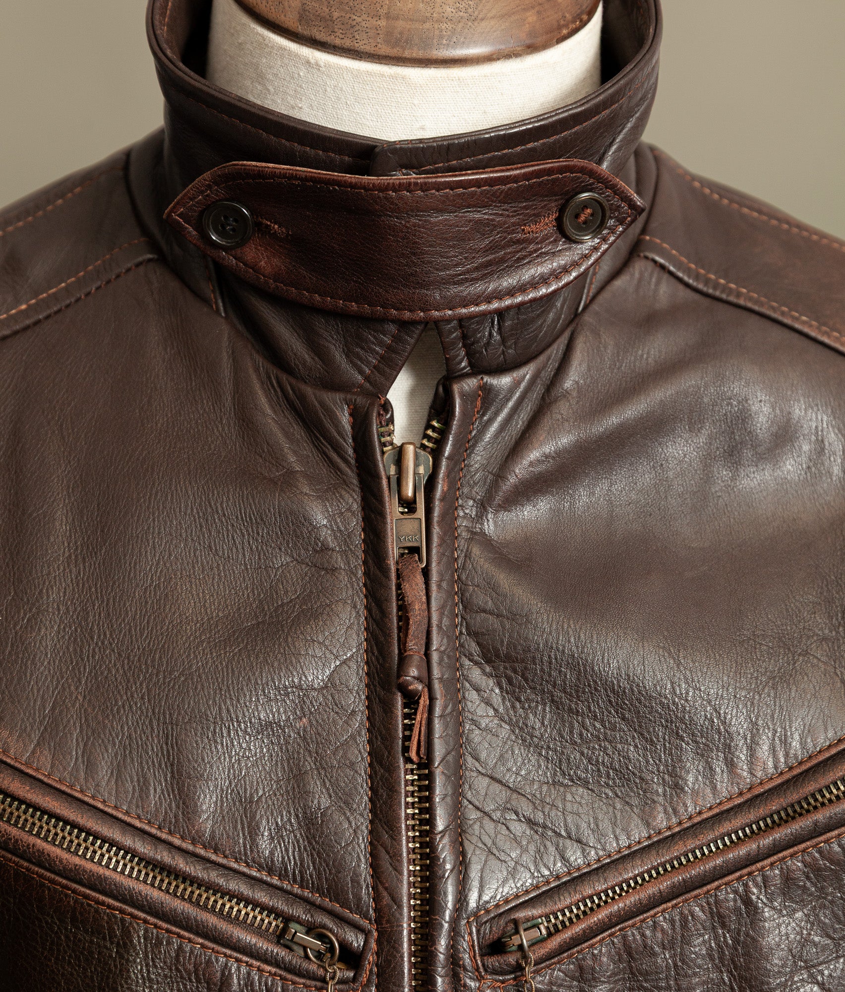 Vintage Stewart Leather Rider Jacket – Windward Style, Scettro Italy