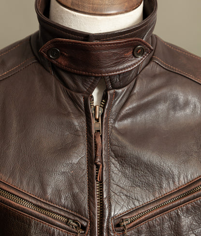 Vintage Stewart Leather Rider Jacket – Windward Style, Scettro Italy