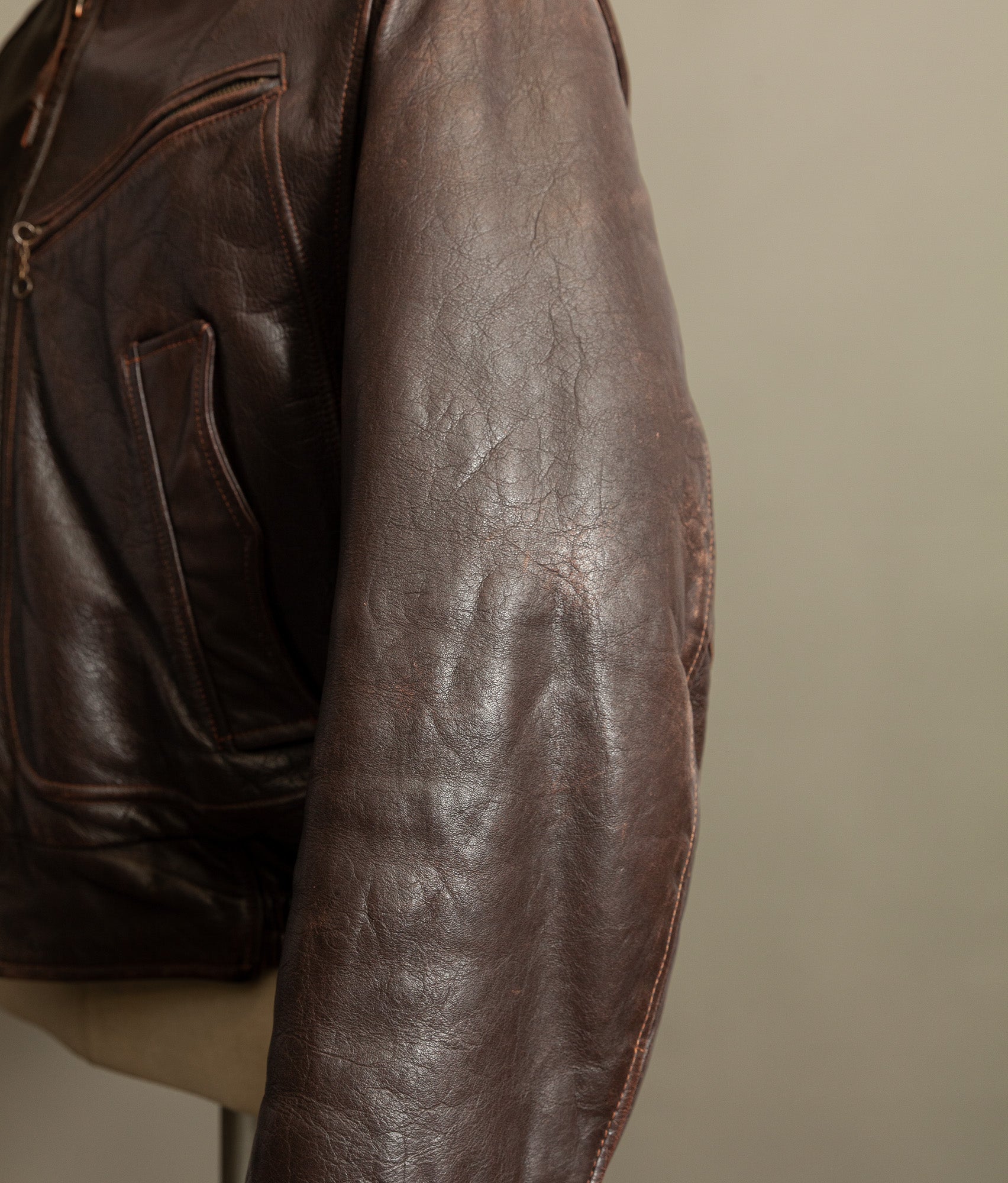 Vintage Stewart Leather Rider Jacket – Windward Style, Scettro Italy