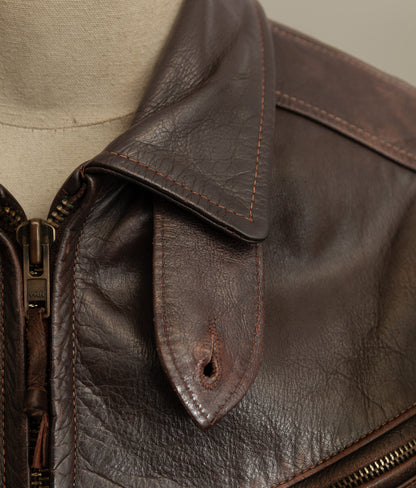 Vintage Stewart Leather Rider Jacket – Windward Style, Scettro Italy