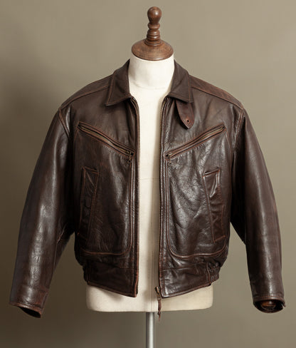 Vintage Stewart Leather Rider Jacket – Windward Style, Scettro Italy