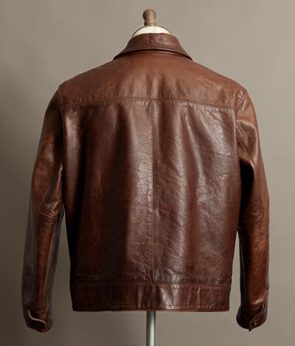 Vintage Banana Republic Leather Rider Jacket – Full Grain Cowhide 1990s