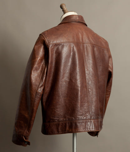 Vintage Banana Republic Leather Rider Jacket – Full Grain Cowhide 1990s