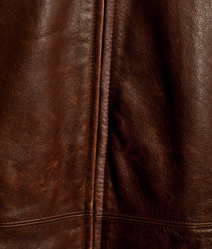 Vintage Banana Republic Leather Rider Jacket – Full Grain Cowhide 1990s