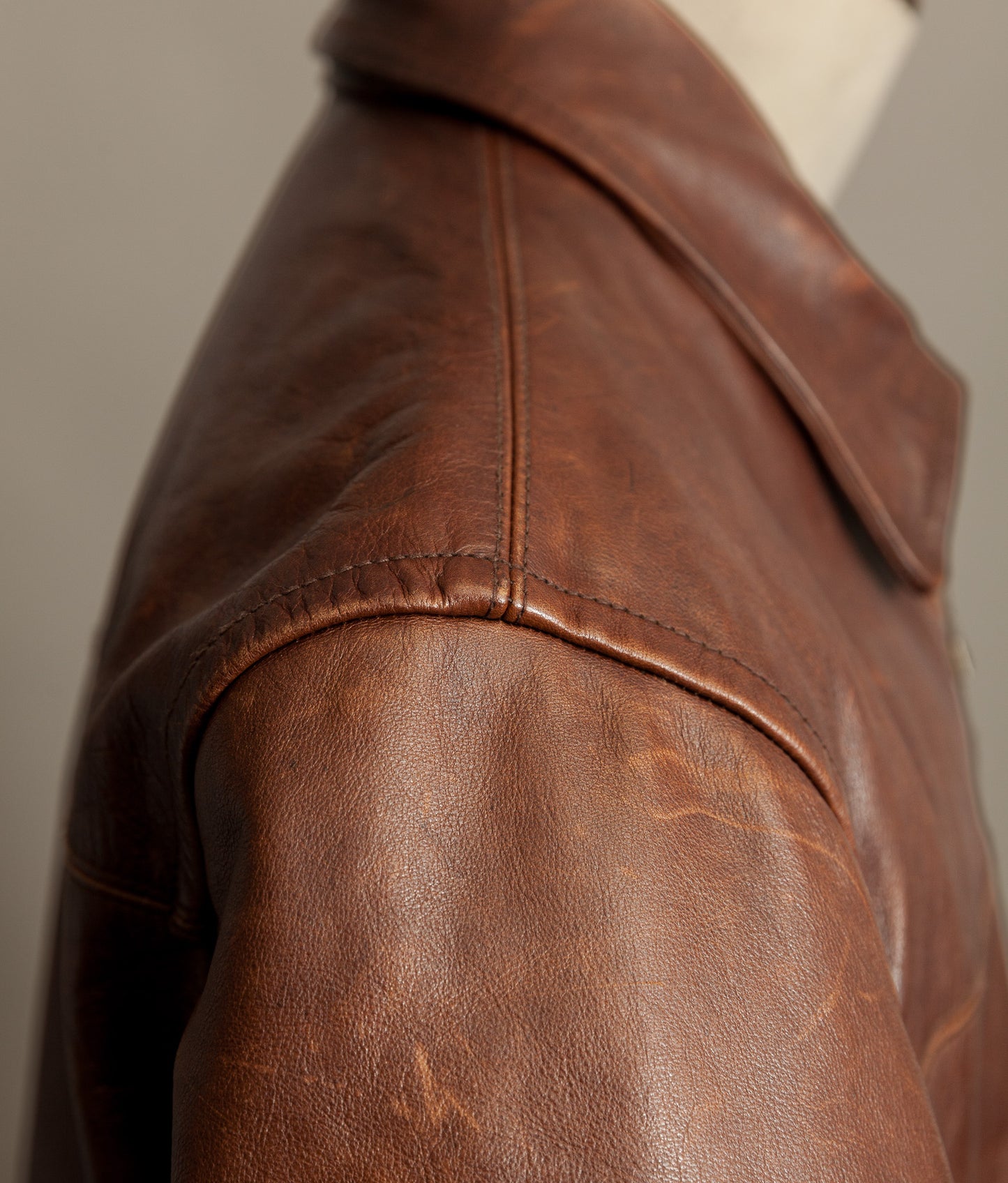 Vintage Banana Republic Leather Rider Jacket – Full Grain Cowhide 1990s