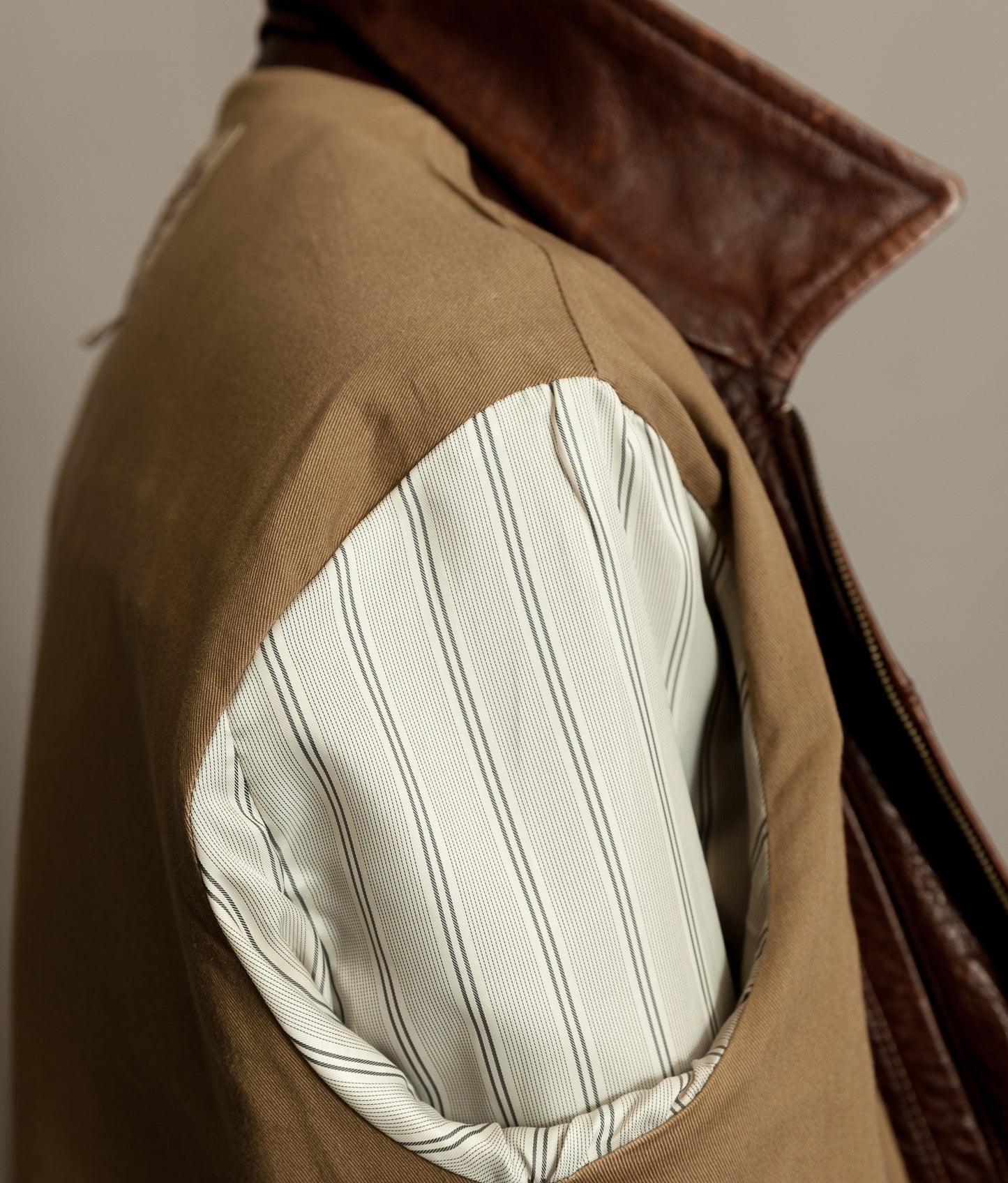 Vintage Banana Republic Leather Rider Jacket – Full Grain Cowhide 1990s