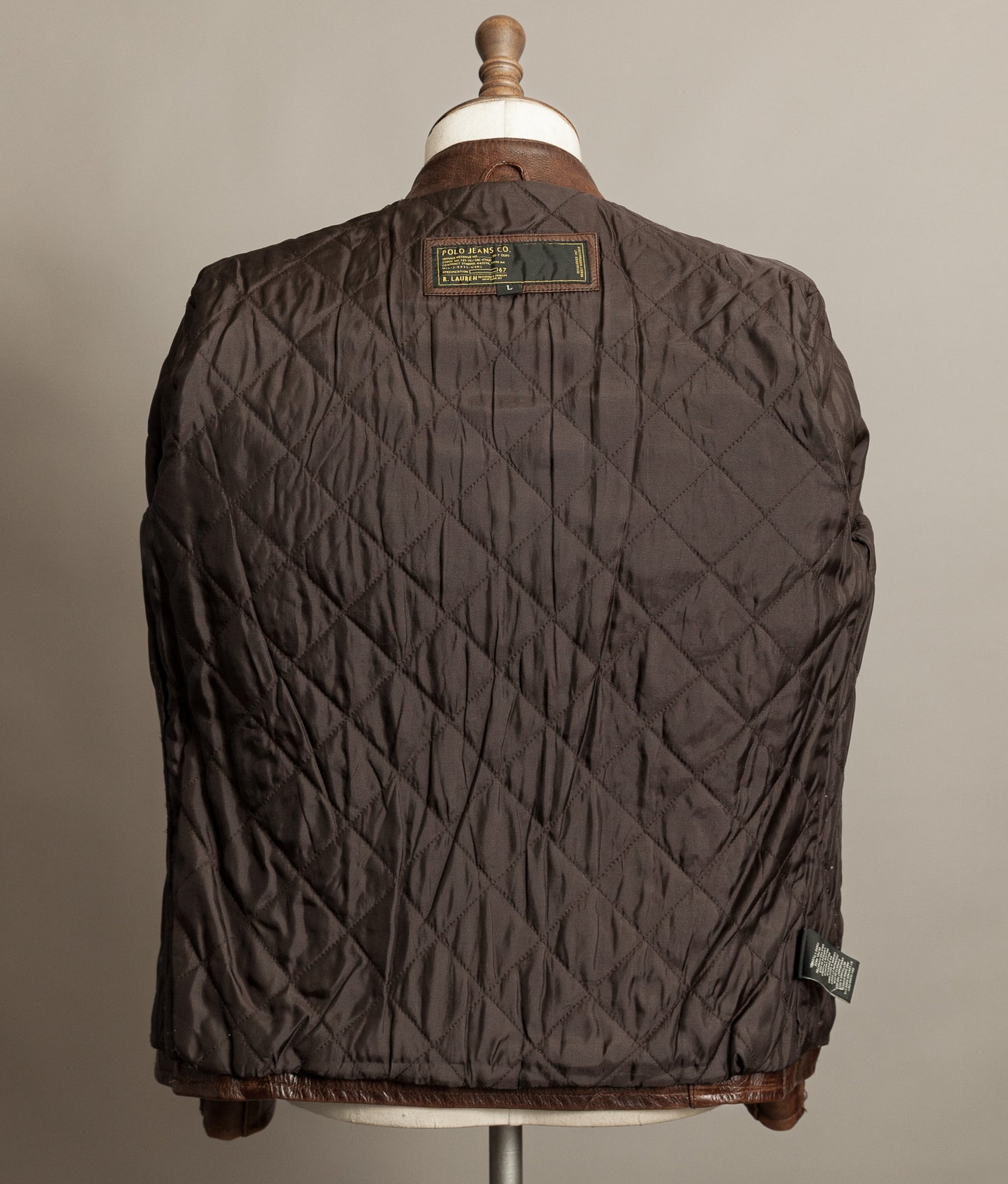 Vintage Ralph Lauren RL67 Single Rider Leather Jacket