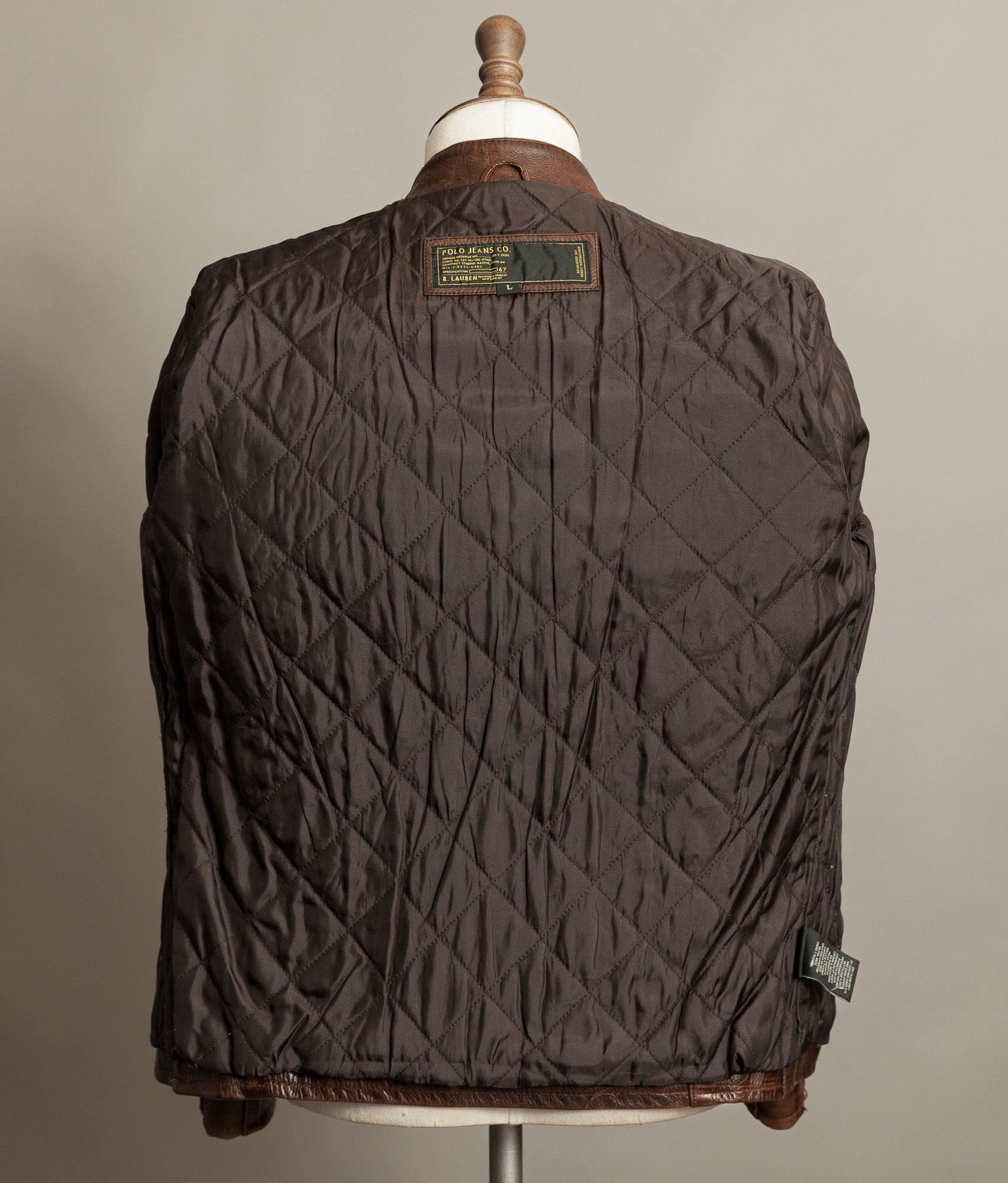 Vintage Ralph Lauren RL67 Single Rider Leather Jacket