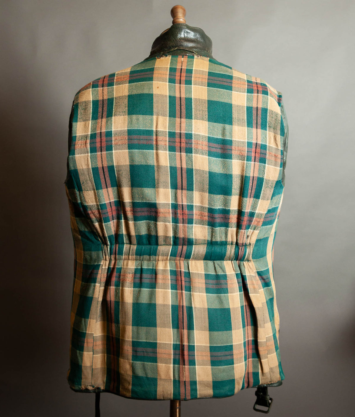 Vintage 1940s German Striwa Goatskin Leather Jacket, Belted Motoring Cut