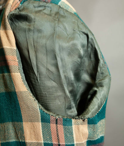 Vintage 1940s German Striwa Goatskin Leather Jacket, Belted Motoring Cut