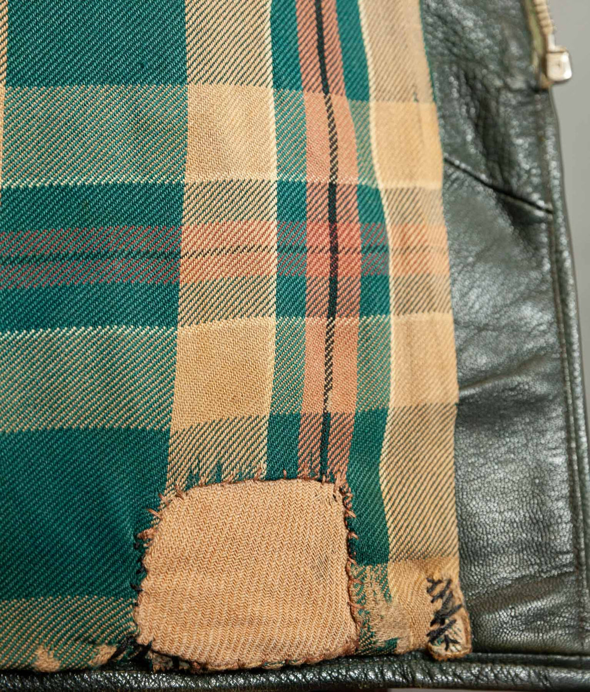 Vintage 1940s German Striwa Goatskin Leather Jacket, Belted Motoring Cut