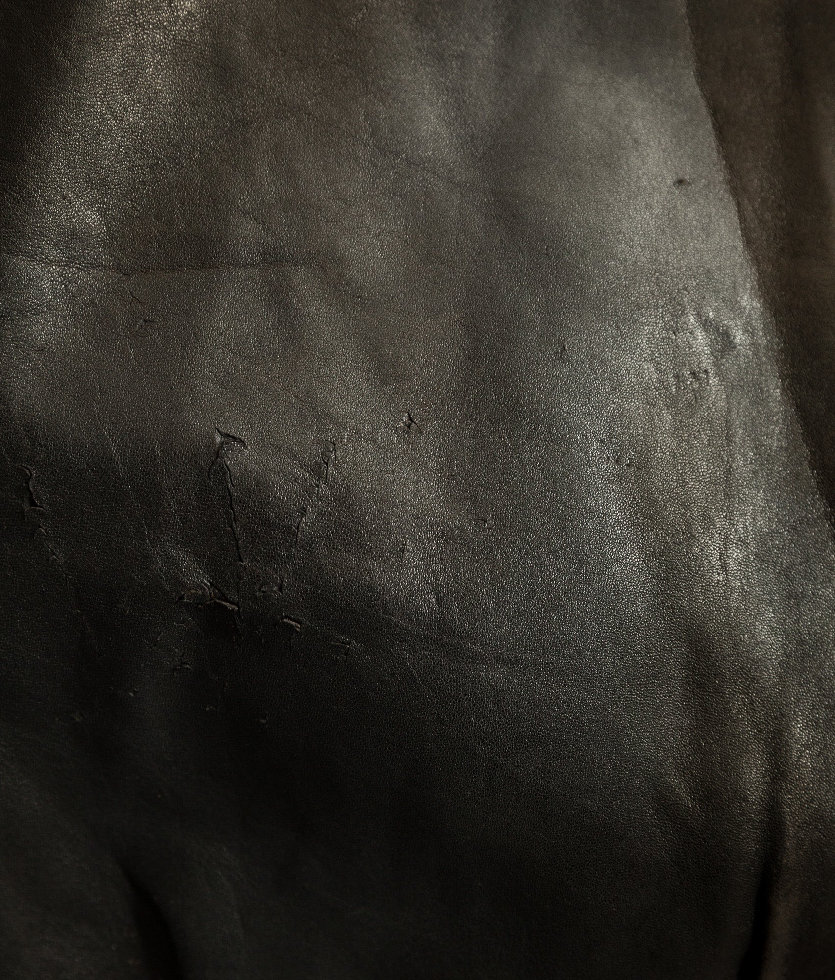 Vintage 1950s French Leather Motorcycle Jacket