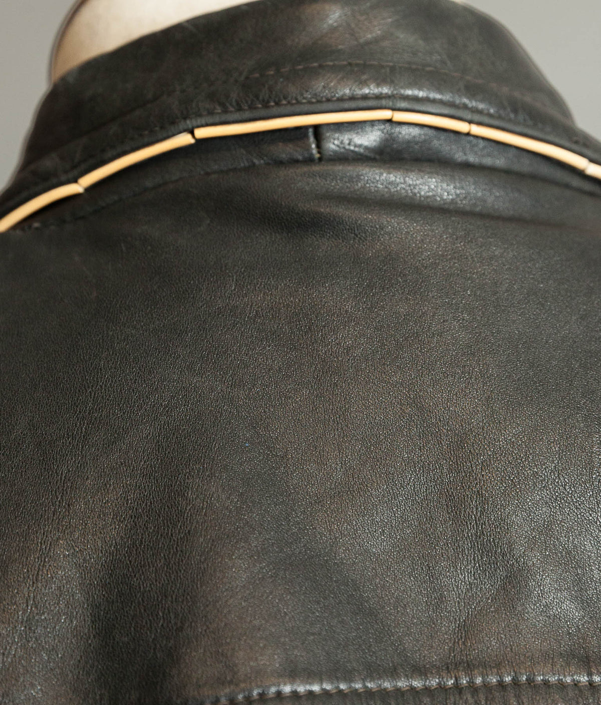 Vintage 1950s German Motorrad Leather Motorcycle Jacket RIES Zip