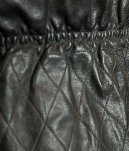 Vintage 1950s German Motorrad Leather Motorcycle Jacket RIES Zip