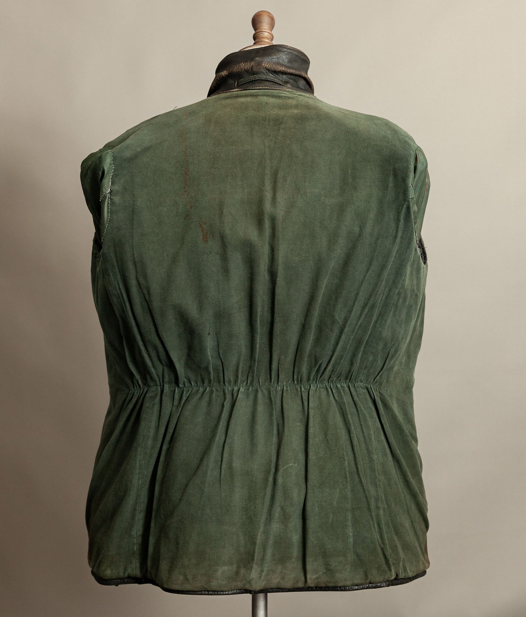 Vintage WWII 1940s German Leather Motorcycle Jacket