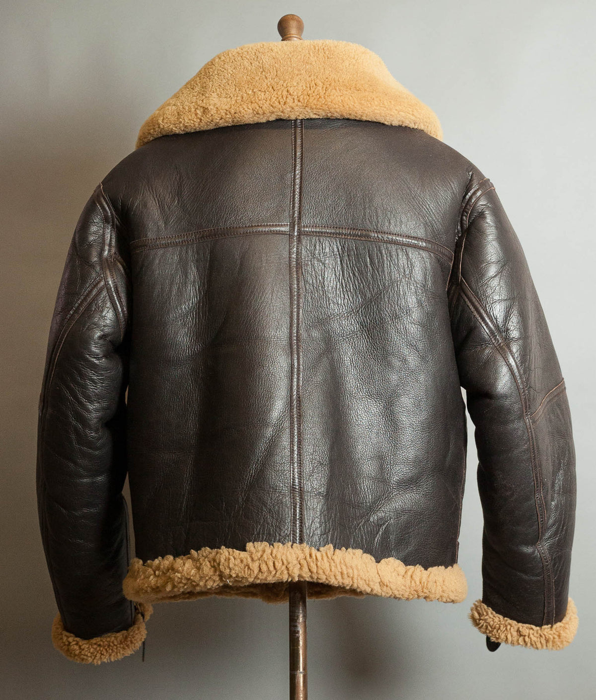 Vintage Sheepskin Shearling Flying Bomber Jacket RAF Irvin Pattern - Made in England