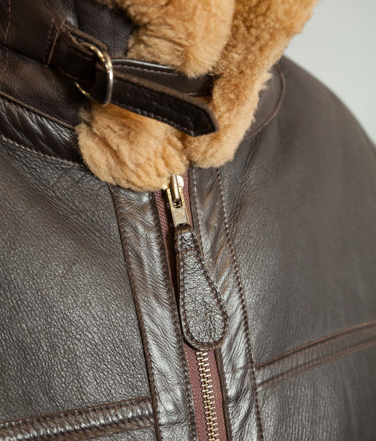 Vintage Sheepskin Shearling Flying Bomber Jacket RAF Irvin Pattern - Made in England