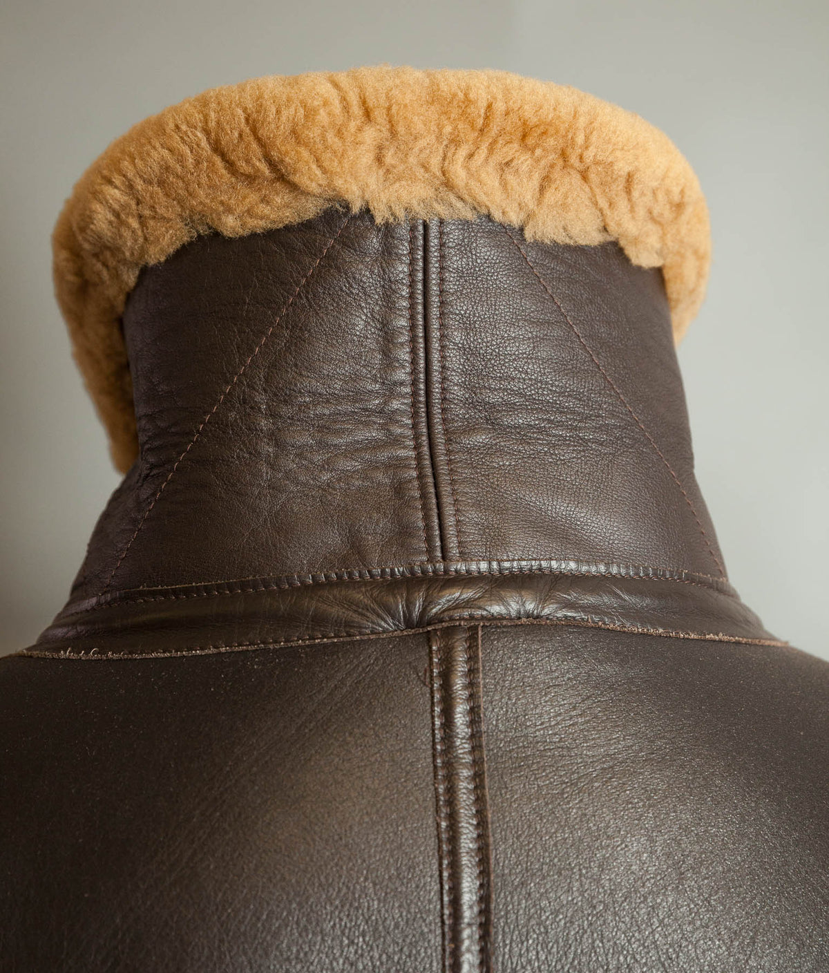 Vintage Sheepskin Shearling Flying Bomber Jacket RAF Irvin Pattern - Made in England