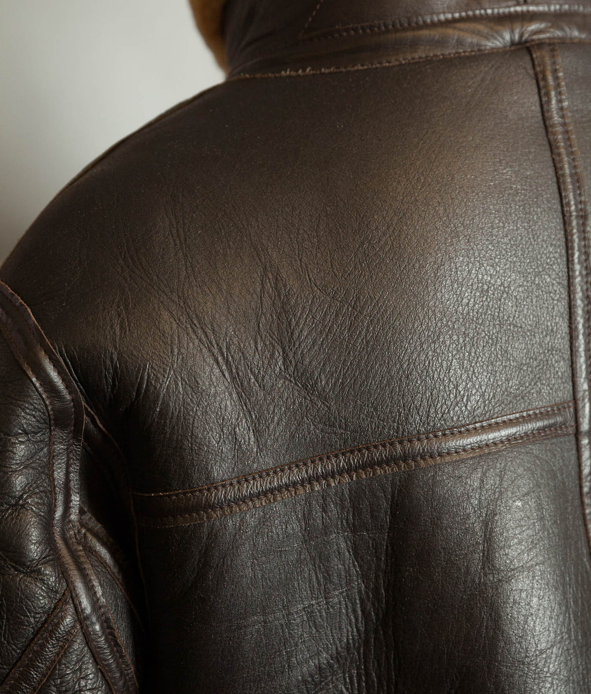 Vintage Sheepskin Shearling Flying Bomber Jacket RAF Irvin Pattern - Made in England