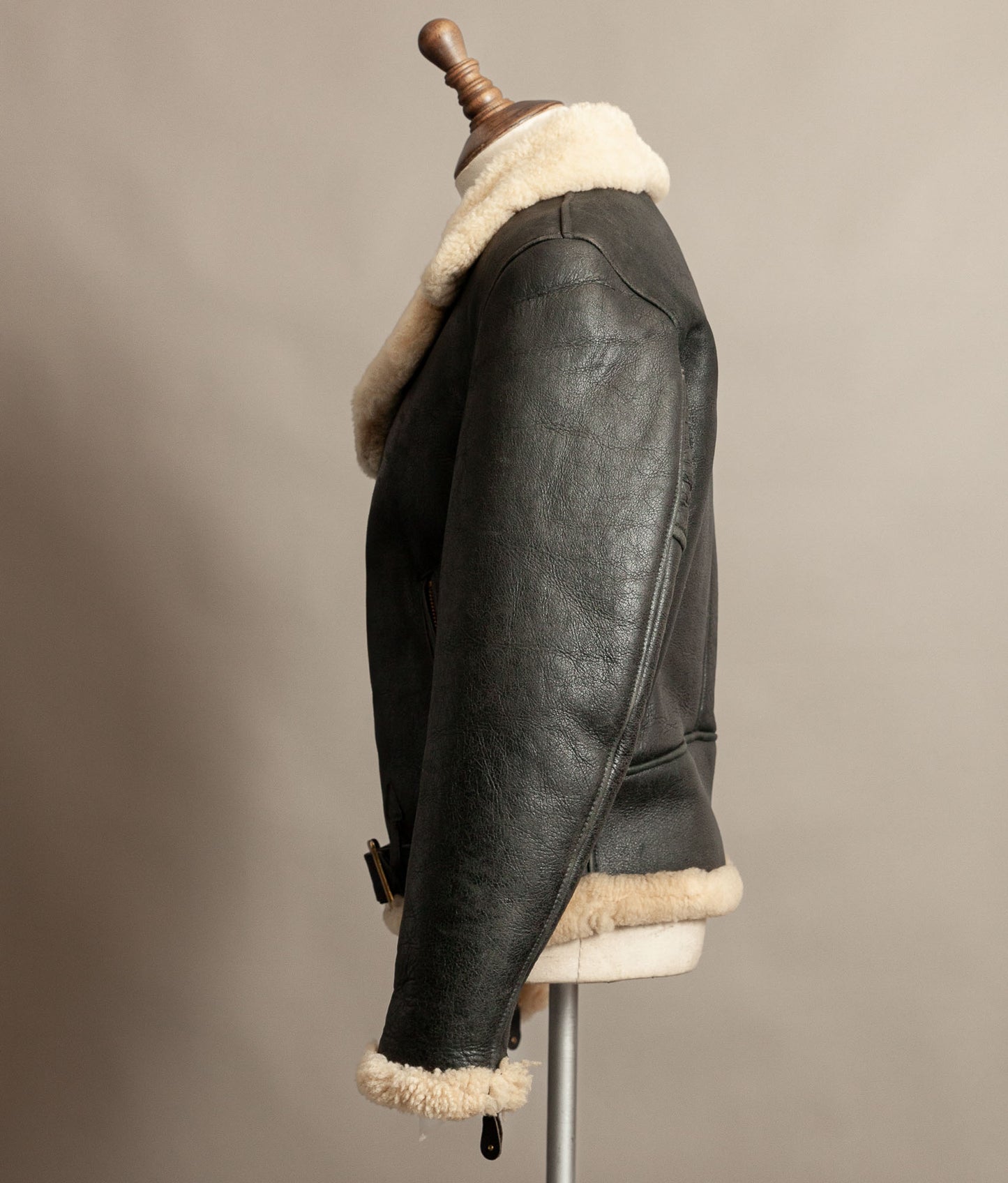 Vintage 1990s Schott Sheepskin Shearling Flying Jacket