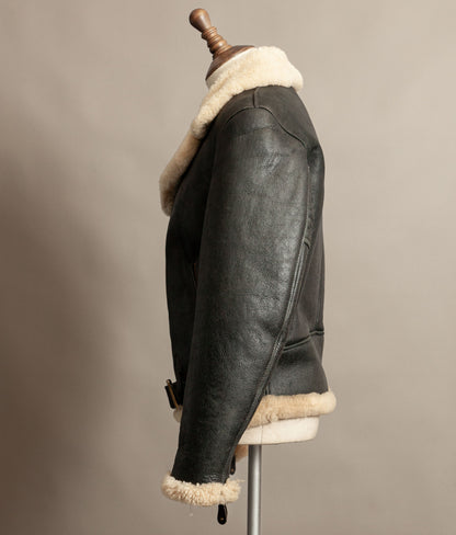 Vintage 1990s Schott Sheepskin Shearling Flying Jacket